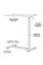 Стол Hommex Mobidesk White (арт. ТН-010 White) - столешница белая / накладки белые (коробок 1 шт.)