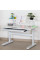 Дитячий стіл Evo-Kids TH-210 з полицею S50 XL White (арт.TH-210 W + BD-S50 XL) - стільниця біла / ніжки білі (коробок-2 шт.)