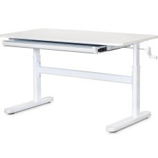 Детский стол ErgoKids TH-215 Lite White (арт.TH-215 W Lite) - столешница белая / ножки белые (коробок-1 шт.)