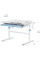 Дитячий стіл Evo-kids TH-220 Blue (арт. TH-220 W/BL) - стільниця біла / блакитні ніжки (коробок-1 шт.)