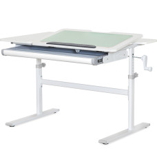 Дитячий стіл Evo-kids TH-220 Grey (арт.TH-220 W/G) - стільниця біла / ніжки сірі (коробок-1 шт.)