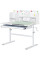 Детский стол Evo-кids TH-230 Grey (арт. TH-230 W/G) -  столешница белая / ножки серые (коробок-1 шт.)