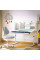 Комплект парта Evo-кids TH-230 Grey + кресло Evo-kids Mio Lite G (арт.TH-230 W/G + Y-208 G) - обивка серая / накладки на ножках серые (коробок-2 шт.)
