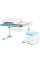 Комплект (S) ErgoKids TH-310 Blue (парта + тумба) (арт.TH-310 + BD C3_ BLUE) - накладки голубые / обивка голубая (коробок-2 шт.)