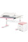 Комплект (S) ErgoKids TH-310 Pink (парта + тумба) (арт.TH-310 + BD C3_PINK) - накладки розовые / обивка розовая (коробок 2 шт.)