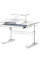 Детский стол Ergokids TH-320 Grey (арт. TH-320 W/G) - столешница белая / накладки на ножках серые (коробок-1 шт.)