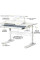 Комплект стол Ergokids TH-320 Grey + кресло Evo-kids Mio G (арт. TH-320 W/G + Y-407 G) - обивка серая / накладки на ножках серые (коробок-2 шт.)