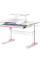 Дитячий стіл Evo-Kids TH-320 Pink (арт. TH-320 W/PN) - стільниця біла / накладки на ніжках рожеві (коробок-1 шт.)