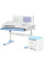 Комплект (S) ErgoKids TH-325 Blue (парта + тумба) (арт.TH-325 + BD C3_ BLUE) - накладки голубые / обивка голубая (коробок 3 шт.)