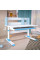 Детский стол Ergokids TH-330 Blue (арт. TH-330 W/BL) - столешница белая / накладки на ножках голубые (коробок-1 шт.)