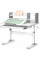 Детский стол Ergokids TH-330 Grey (арт. TH-330 W/G ) - столешница белая / накладки на ножках серые (коробок-1 шт.)