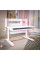 Дитячий стіл Evo-kids TH-330 Pink (арт. TH-330 W/PN) - стільниця біла / накладки на ніжках рожеві (коробок-1 шт.)