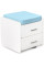 Комплект (S) ErgoKids TH-330 Light Blue (парта + тумба) (арт.TH-330 Z + BD C3_BLUE) - накладки светло-голубые / обивка голубая (коробок 2 шт.)