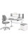 Комплект (L) ErgoKids TH-330 Grey (парта + кресло + тумба) (арт. TH-330 + Y-412 Lite + BD C3_GREY) - накладки серые / обивка серая (коробок 3 шт.)