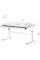 Детский стол Evo-kids TH-360 Lite Grey (арт. TH-360 WG/G Lite) - столешница белая / накладки на ножках серые (коробок 1 шт.)