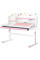 Детский стол Evo-kids TH-360 Pink (арт.TH-360 WG/PN) - столешница белая / накладки на ножках розовые (коробок 2 шт.)