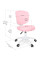 Детское кресло Evo-Kids Study Air Pink (арт. Y-101 KP) - спинка сетка / сиденье ткань / розовое (коробок-1 шт.)