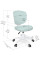 Детское кресло Evo-Kids Study Air Plus Green (арт. Y-101 KZ Plus) - спинка сетка / сиденье ткань / зелёный (коробок-1 шт.)