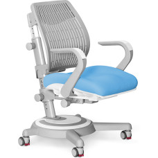 Кресло Mealux Ergoback BL (арт.Y-1020 BL) - обивка голубая однотонная (коробок-1 шт.)
