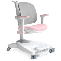 Дитяче крісло Mealux Supra Air Pink Grey (арт.Y-108 KPG) - оббивка сіра / рожева (коробок-1 шт.)