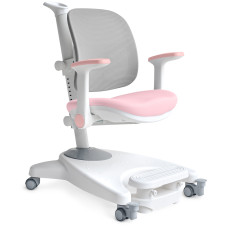 Дитяче крісло Mealux Supra Air Pink Grey (арт.Y-108 KPG) - оббивка сіра / рожева (коробок-1 шт.)