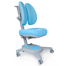 Кресло Mealux Onyx Duo KBL (арт.Y-115 KBL (sale)) - обивка голубая однотонная (коробок-1 шт.)
