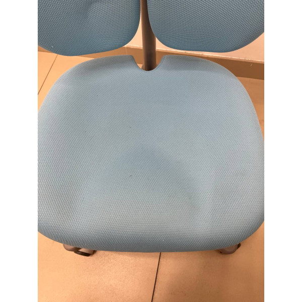 Кресло Mealux Onyx Duo KBL (арт.Y-115 KBL (sale)) - обивка голубая однотонная (коробок-1 шт.)