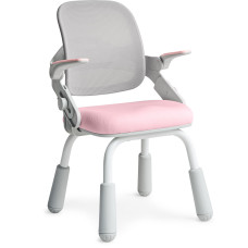 Детское кресло Mealux Neo Air Static Pink Grey (арт.Y-306 KPG) - обивка серая / розовая (коробок-1 шт.)