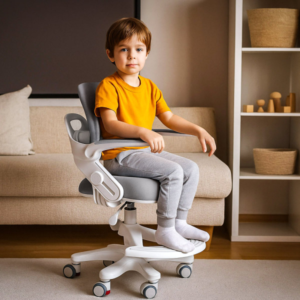 Кресло Mealux Neo Air Grey (арт.Y-308 G) - обивка серая однотонная (коробок-1 шт.)