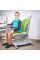Кресло детское ErgoKids GT Y-402 ortopedic green - обивка зеленая однотонная (коробок-1 шт.)