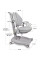 Кресло детское ErgoKids GT Y-404 ortopedic grey - обивка серая однотонная (коробок-1 шт.)