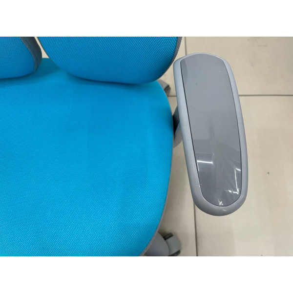 Кресло детское ErgoKids GT Y-404 ortopedic blue (sale) - обивка голубая однотонная (коробок-1 шт.)