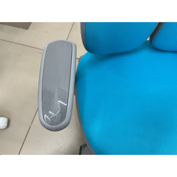 Кресло детское ErgoKids GT Y-404 ortopedic blue (sale) - обивка голубая однотонная (коробок-1 шт.)