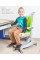 Кресло детское ErgoKids GT Y-404 ortopedic green - обивка зеленая однотонная (коробок-1 шт.)