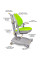 Кресло детское ErgoKids GT Y-404 ortopedic green - обивка зеленая однотонная (коробок-1 шт.)