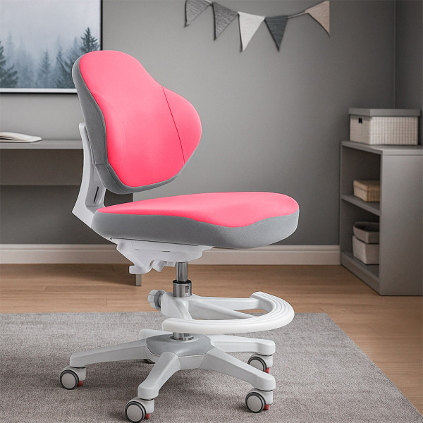 Детское кресло Evo-Kids Mio Classic Pink (арт.Y-405 KP) - обивка розовая однотонная (коробок-1 шт.)