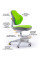Детское кресло ErgoKids Mio Classic Green (арт.Y-405 KZ) - обивка зеленая однотонная (коробок-1 шт.)