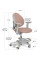 Дитяче крісло Evo-kids Mio-BR (арт.Y-407 BR) - оббивка світла однотонна коричнева (коробок-1шт.)