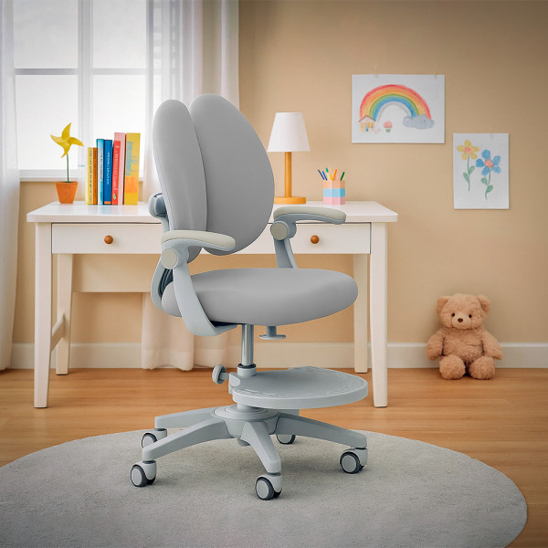 Дитяче крісло Mealux Sprint Duo Grey (арт.Y-412 G) - оббивка сіра однотонна (коробок-1 шт.)