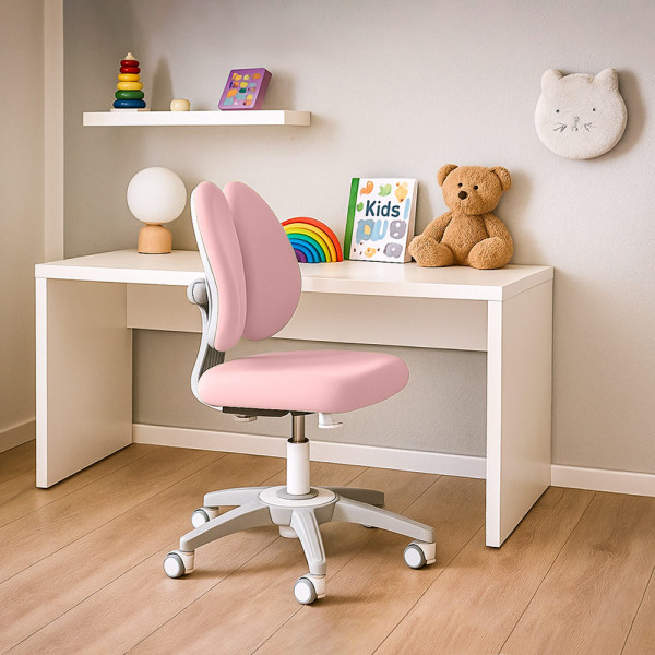 Дитяче крісло Mealux Sprint Duo Lite Pink (арт.Y-412 Lite KP) - оббивка рожева однотонна (коробок-1шт.)