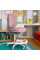 Дитяче крісло Evo-Kids Mio Ergo Lite Dark Pink (арт. Y-507 Lite DP) - оббивка темно-рожева однотонна (коробок-1шт.)