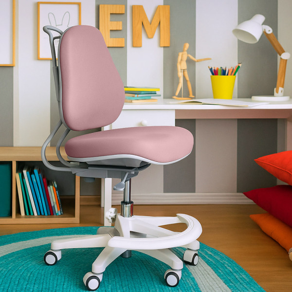 Дитяче крісло Evo-Kids Mio Ergo Lite Dark Pink (арт. Y-507 Lite DP) - оббивка темно-рожева однотонна (коробок-1шт.)