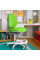 Детское кресло Evo-Kids Mio Ergo Lite Green (арт.Y-507 Lite KZ) - обивка зеленая однотонная (коробок-1шт.)