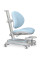 Дитяче крісло Mealux Ortoback Base Blue (арт.Y-508 KBL Base) - оббивка блакитна однотонна (коробок-2 шт.)