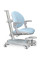 Дитяче крісло Mealux Ortoback Plus Blue (арт.Y-508 KBL Plus) - оббивка блакитна однотонна (коробок-2 шт.)