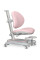 Детское кресло Mealux Ortoback Base Pink (арт.Y-508 KP Base) - обивка розовая однотонная (коробок-2 шт.)