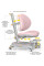 Детское кресло Mealux Ortoback Base Pink (арт.Y-508 KP Base) - обивка розовая однотонная (коробок-2 шт.)