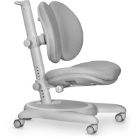 Дитяче крісло Mealux Ortoback Duo Grey (арт.Y-510 G) - оббивка сіра однотонна (коробок-1 шт.)