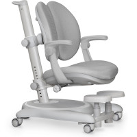 Дитяче крісло Mealux Ortoback Duo Plus Grey (арт.Y-510 G Plus) -- оббивка сіра однотонна (коробок-2 шт.)