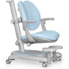 Дитяче крісло Mealux Ortoback Duo Plus Blue (арт.Y-510 KBL Plus) - оббивка блакитна однотонна (коробок-2 шт.)
